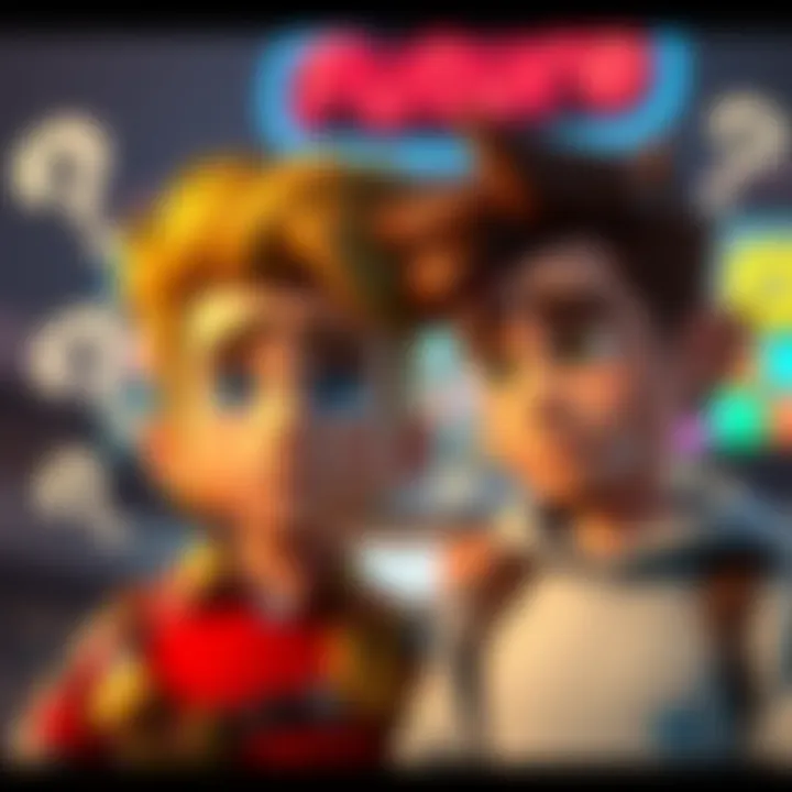 Butt Bros Future Two characters representing the Butt Bros looking concerned with question marks around them, reflecting uncertainty about their future.