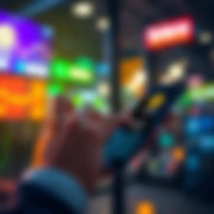 A person using a smartphone to buy Solana tokens on a trading platform