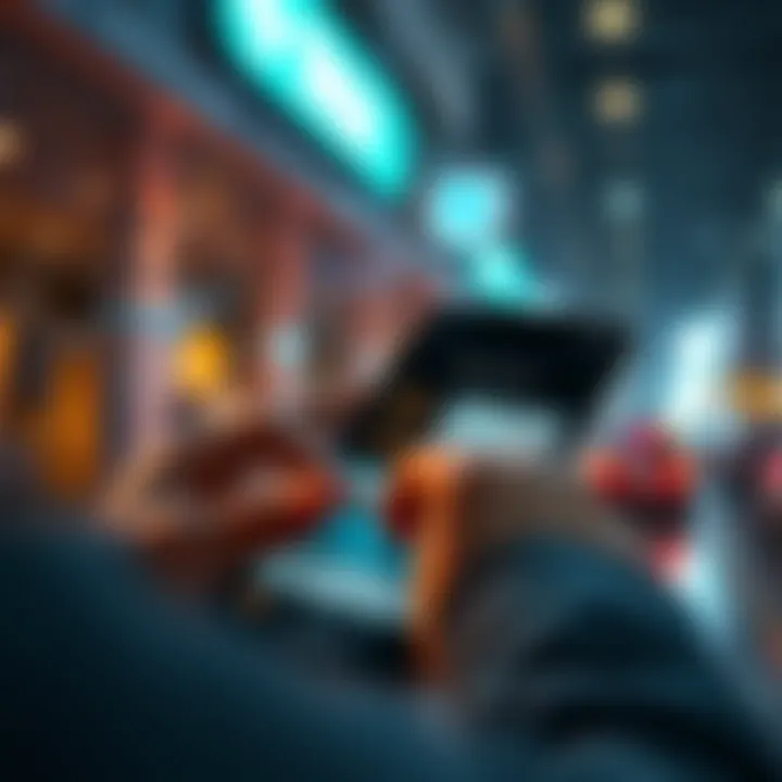 A person using an Android phone to buy TRON cryptocurrency with a payment screen visible
