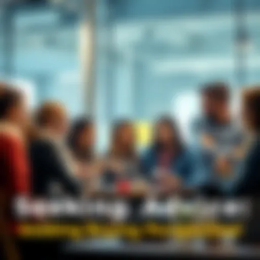 A group of people sharing their opinions on making a purchase in a friendly setting