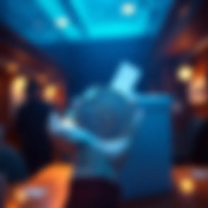 A graphic showing a hand holding Shiba tokens with a voting box in the background, symbolizing support votes and engagement in a community initiative.