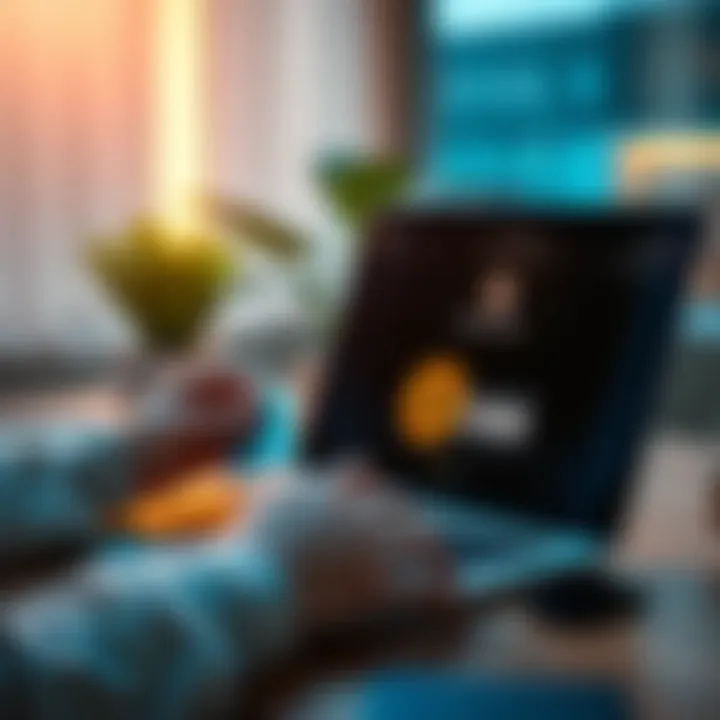 A user is purchasing XMR using credit cards, Apple Pay, and Google Pay on a laptop with a secure wallet setup visible on the screen.