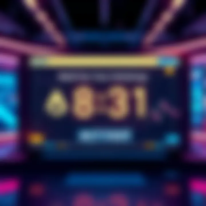 Bybit Token Delistings Announcement A digital screen displaying an announcement about Bybit's upcoming delisting of tokens including $DGB and $HOOK, with a countdown timer.