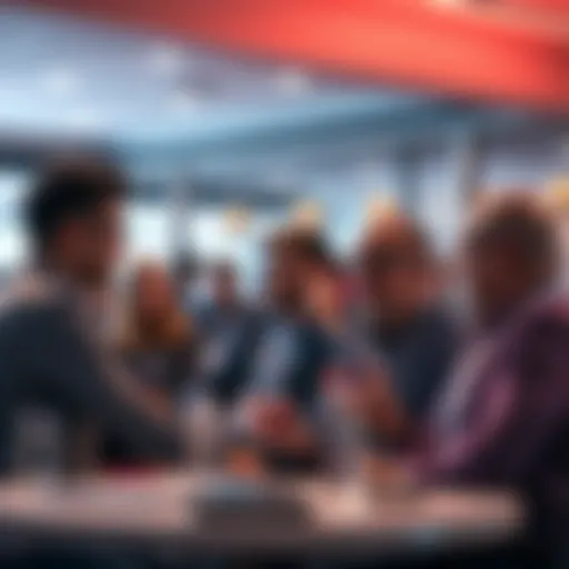 A group of Canadians sharing their thoughts on cryptocurrency concerns in a casual setting, highlighting skepticism about investments and markets.