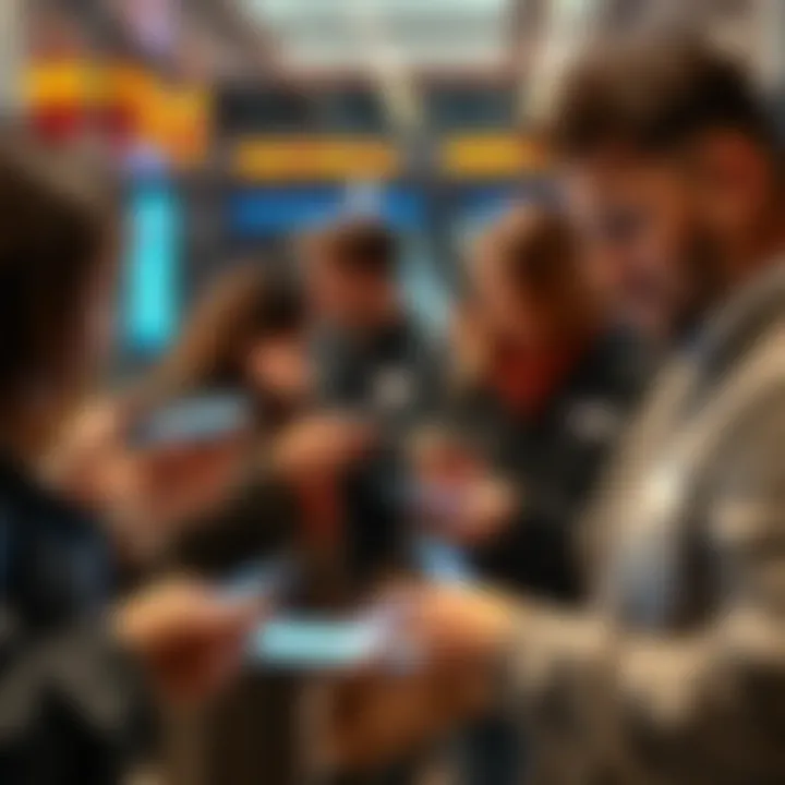 People in Canada engaging with Interac e-Transfer on their devices, showing successful payment transactions.