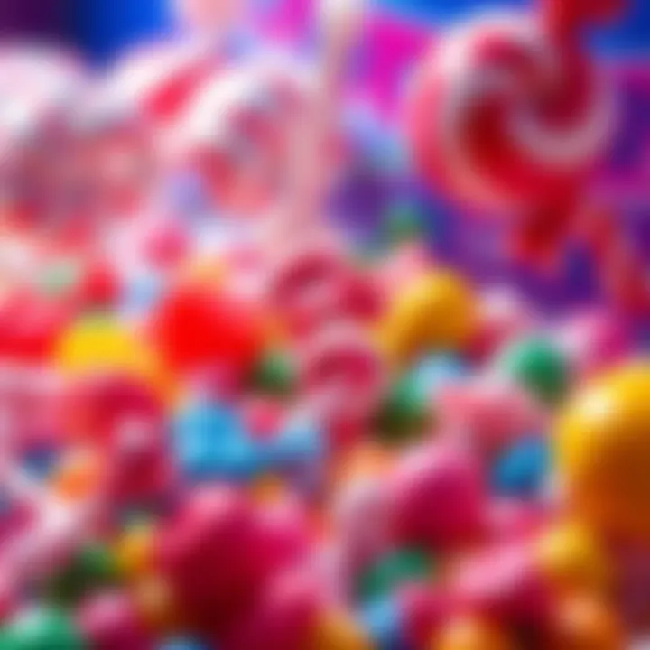 Colorful digital collectibles representing Candy Digital moving to the Solana blockchain