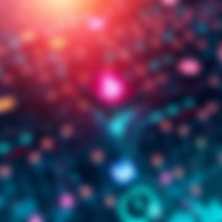 Cardano blockchain error A visual representation of the Cardano blockchain experiencing a split due to a transaction issue, with digital symbols and graphics illustrating the error and network disruption.