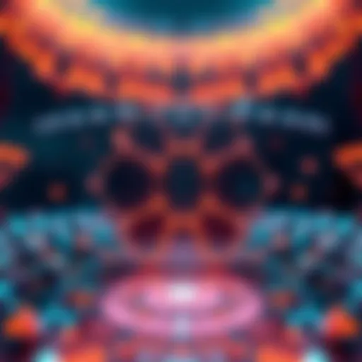 Illustration of Cardano blockchain with a split in the center, indicating a division due to app failure concerns