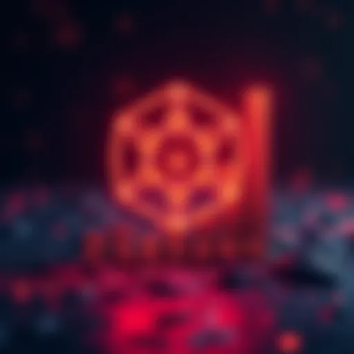 Cardano logo with an upward growth chart, symbolizing the need for development in the cryptocurrency space.