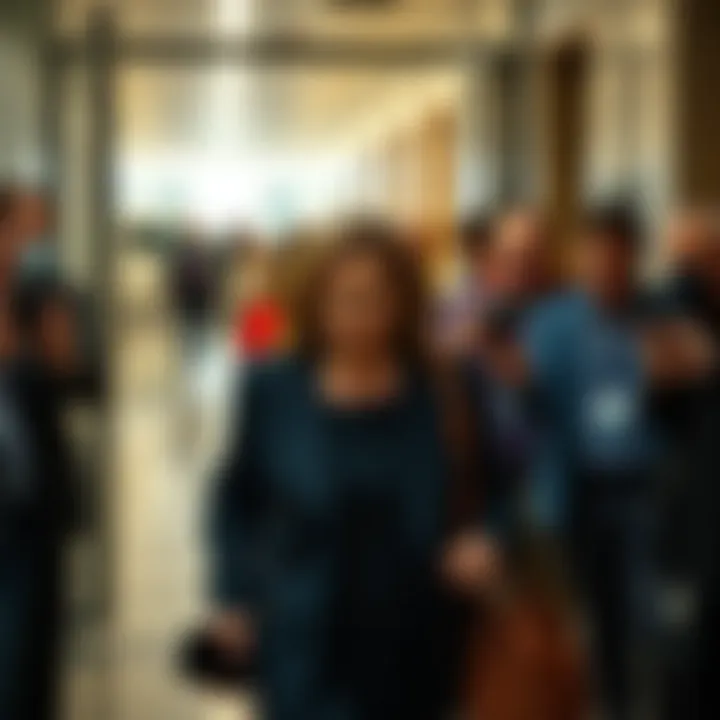 Caroline Ellison, former co-CEO of Alameda Research, walks out of a facility after her release, surrounded by reporters.