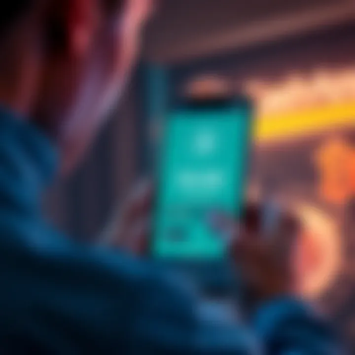 A worried person looking at a phone screen displaying a CashApp transaction with a timer indicating a 10-day wait for Bitcoin approval