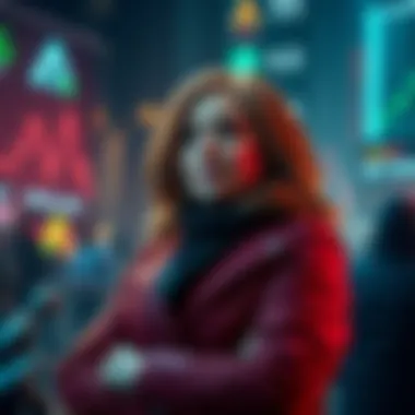 Cathie Wood overseeing investments in Circle, BitMine, and Bullish during a market downturn.