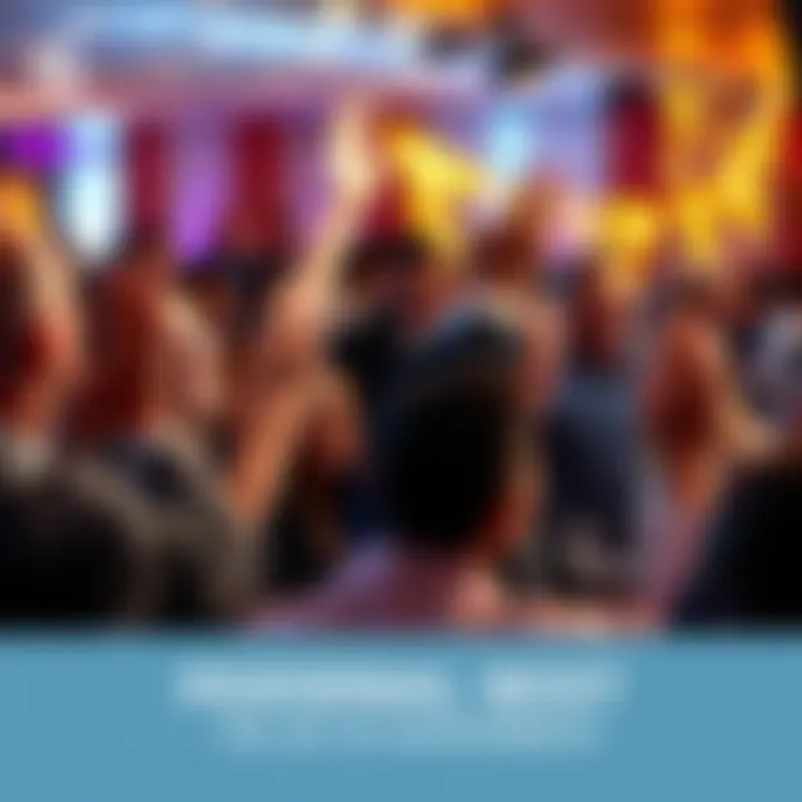 People celebrating their personal bests with smiles and high-fives at a gathering.