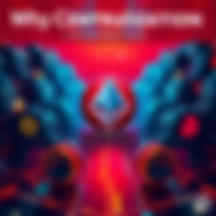 A visualization showing Monero surrounded by major exchanges, illustrating the contrast between decentralization and centralization in cryptocurrency.