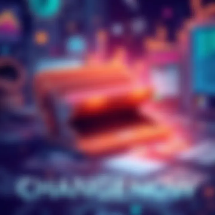 A digital illustration showing a wallet with an empty balance, symbolizing missing refunds related to ChangeNOW fraud allegations, with blockchain graphics in the background.