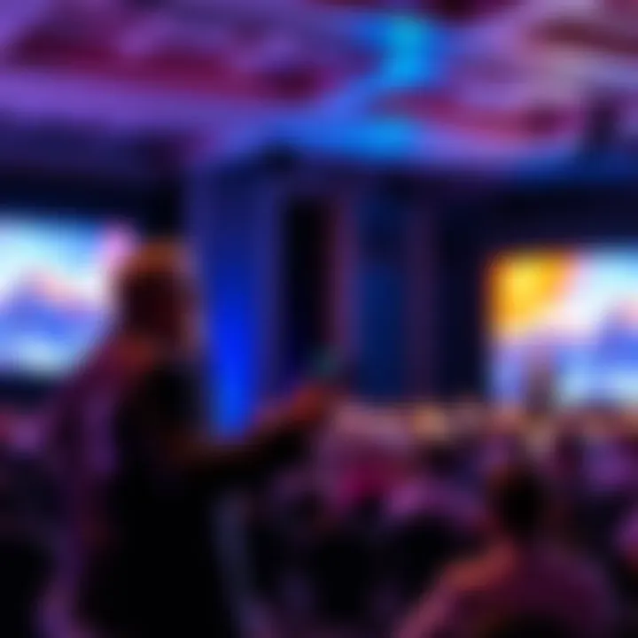 Charles Hoskinson Speaking at Event Charles Hoskinson discusses cryptocurrency trends on stage in Colorado