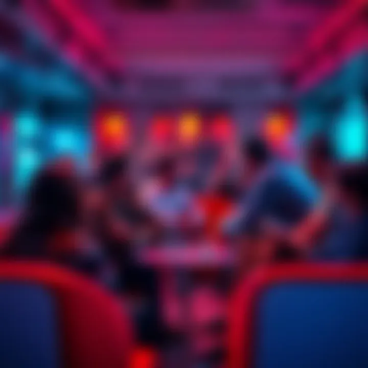 A group of people discussing experiences related to Charlie Kirk scenarios in a casual setting, sharing thoughts and opinions.