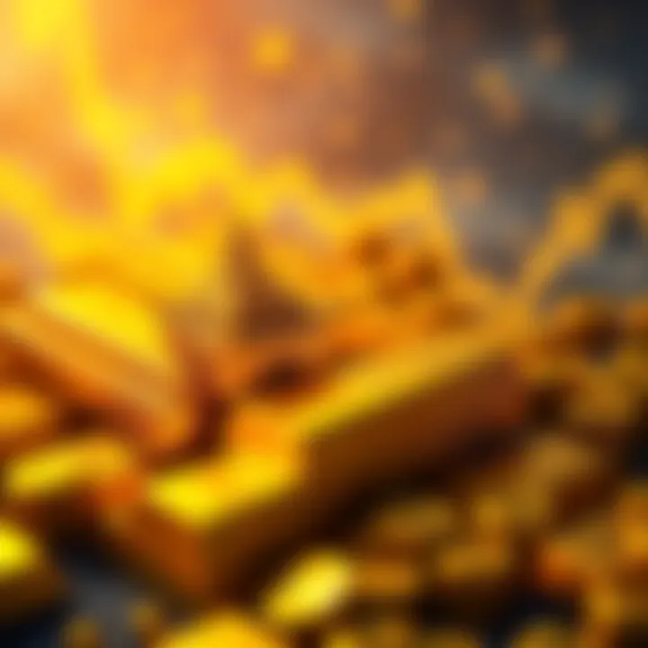 China's Gold Reserves Increase A stack of gold bars representing China's increase in gold reserves by 20.2 tonnes