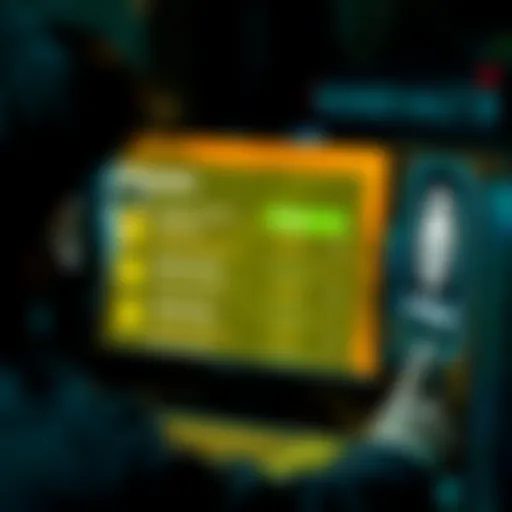 A person looking at a computer screen displaying cryptocurrency options, focusing on Monero and SOL transactions.