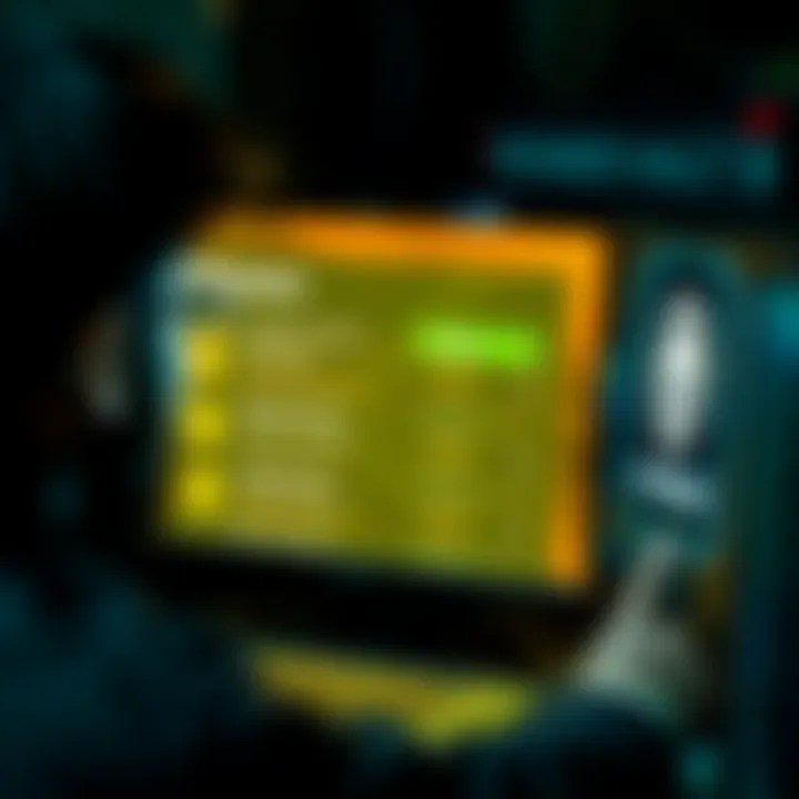 A person looking at a computer screen displaying cryptocurrency options, focusing on Monero and SOL transactions.