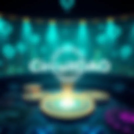 A digital graphic featuring CircuitDAO's logo with a text overlay inviting users to participate in the 4irdrop by submitting their XCH addresses, alongside visuals of cryptocurrency coins and a testnet interface.