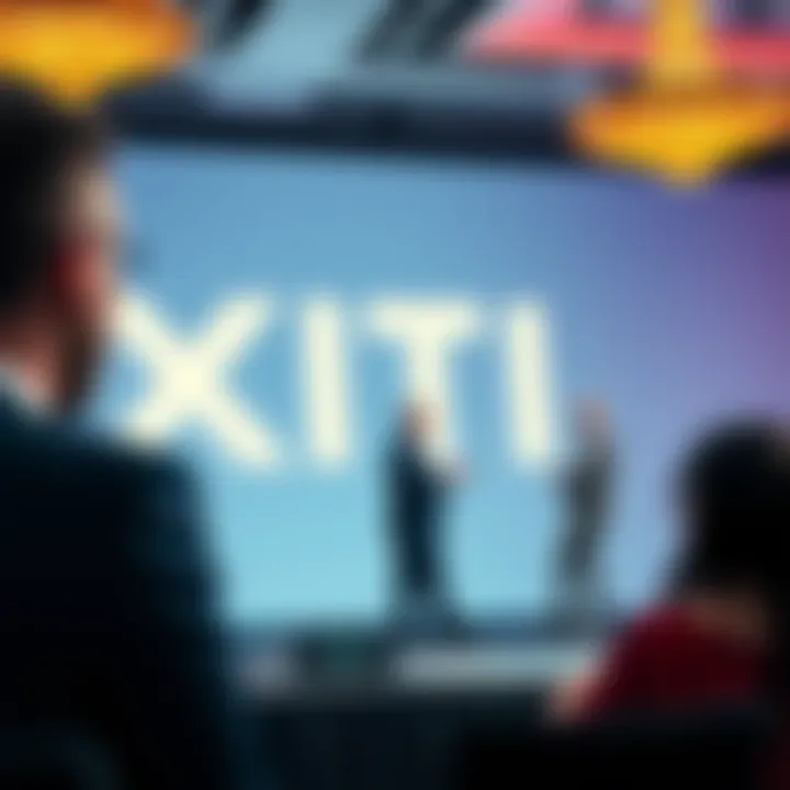 Citi CEO speaking at a conference, highlighting the shift to XRP in financial markets