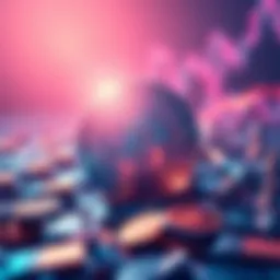 Illustration showing the CLARITY Act symbol intertwined with digital currency icons, representing a mix of legislation and crypto challenges.