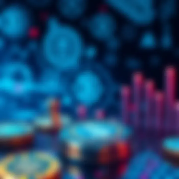 A visual representation of the Clarity Act, featuring symbols of stablecoins and DeFi, with clear regulatory icons in the background.