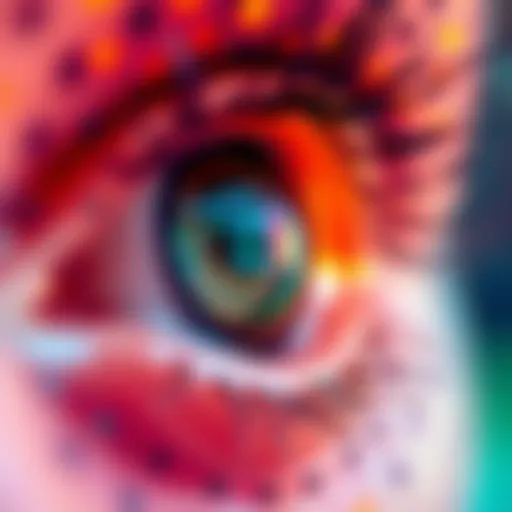 A detailed and colorful visual that requires squinting to see the full picture clearly.