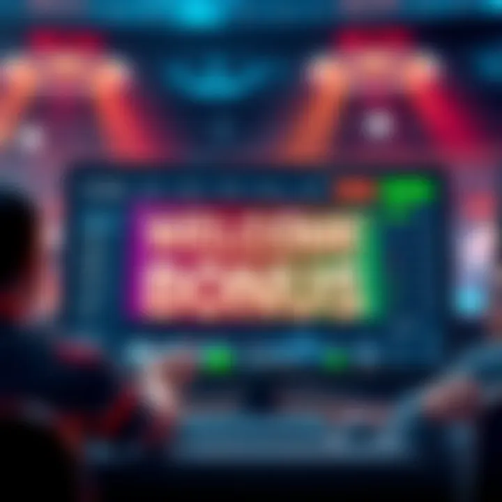 A user-friendly betting interface on Cloudbet showing fast navigation and a welcome bonus offer.