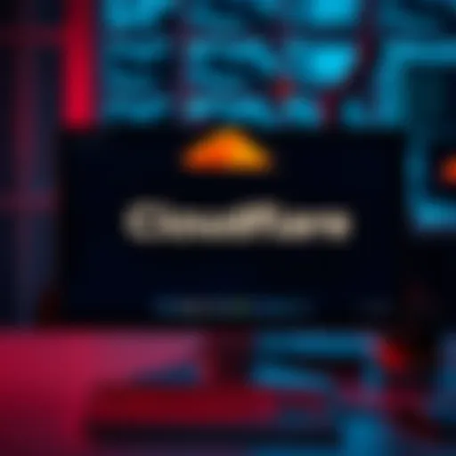 A computer screen displaying a Cloudflare error message, indicating access issues to websites.