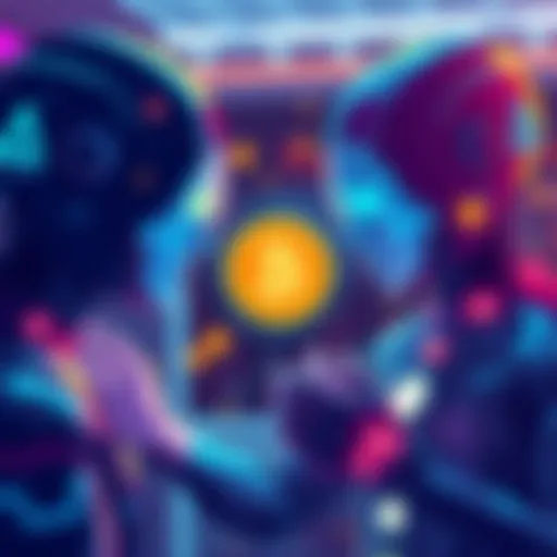 Illustration of AI agents at Coinbase using stablecoin wallets for transactions