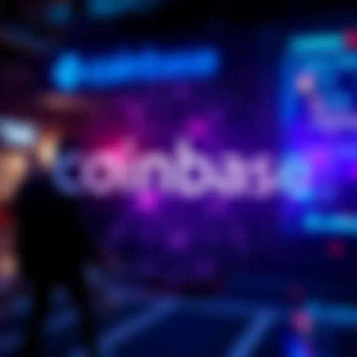 A graphic showing the Coinbase logo with text about workforce layoffs and a focus on AI technology