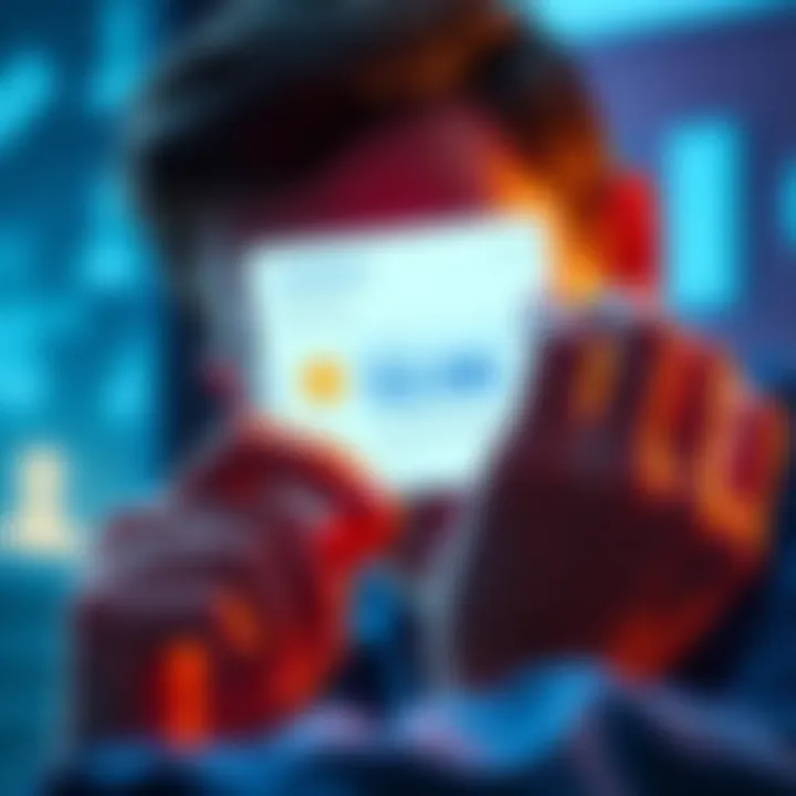 A person looking at their Coinbase account with a focus on a $2.96 USDC reward notification