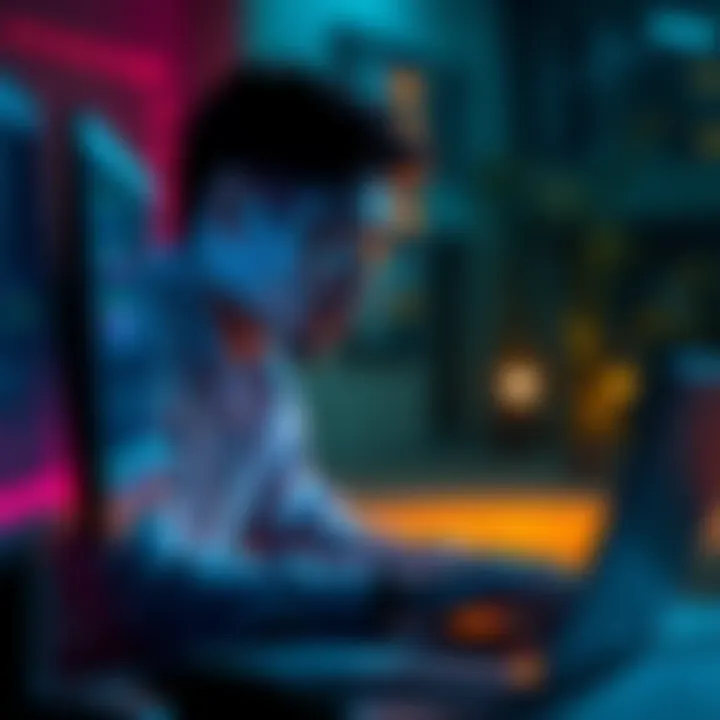 Individual contemplating issues with their Coinbase account while using a laptop