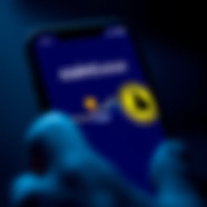 Screenshot of Coinbase Wallet app showing Dogecoin balance missing after update