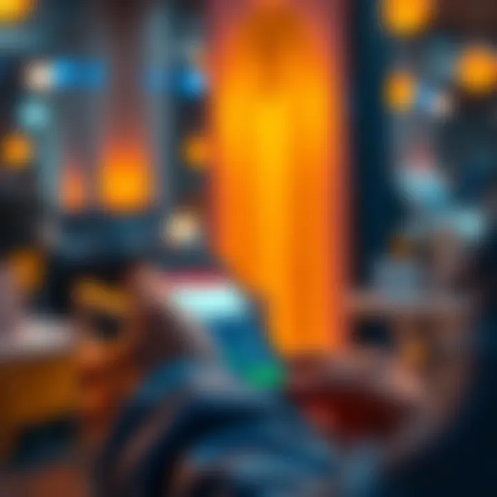 A person checking their bank account on a smartphone while waiting for a Coinbase withdrawal to complete.