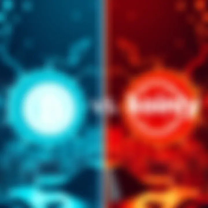 A side-by-side comparison of Coinledger and Koinly with their logos and key features highlighted