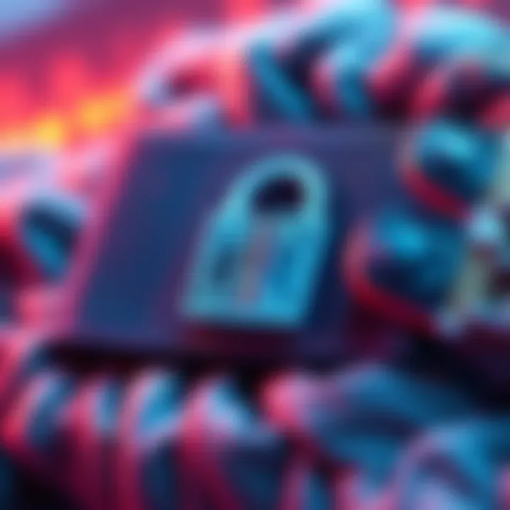 A visual representation of lost cryptocurrency with a cold wallet graphic and a broken lock symbol, illustrating the firmware bug incident.