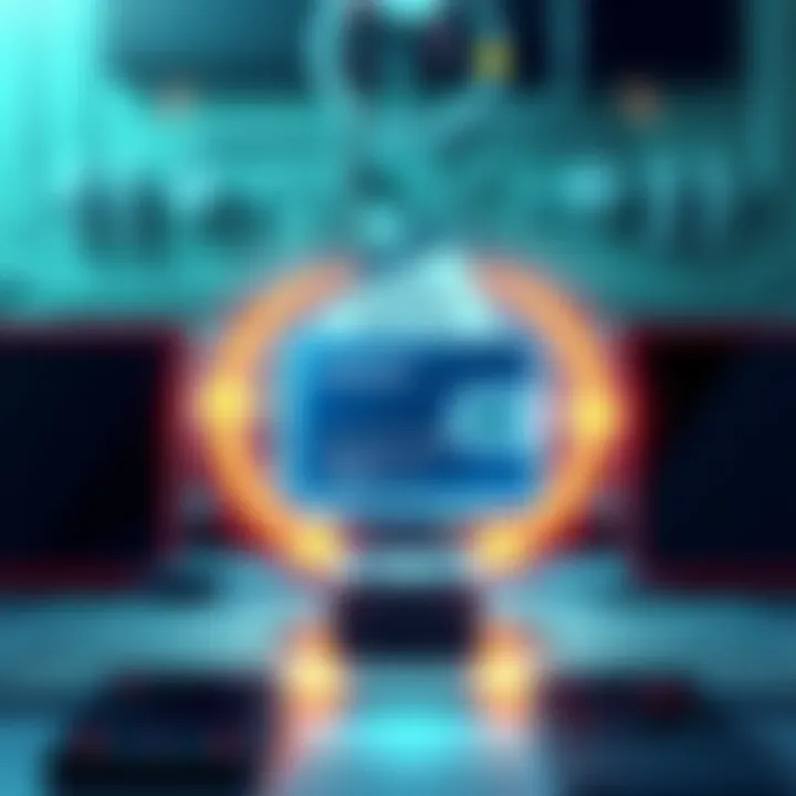 Coldcard Hack Funds Movement Illustration showing a digital wallet with arrows indicating funds moving to easily identifiable wallets, representing the Coldcard hack's poor planning.