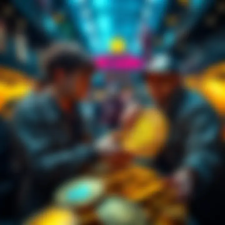 People exchanging gold for Bitcoin during Black Friday sales