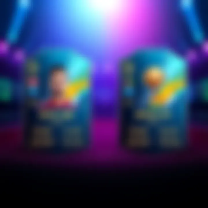 A side-by-side comparison of a normal season limited card and a World Cup limited card, showing their unique designs and features