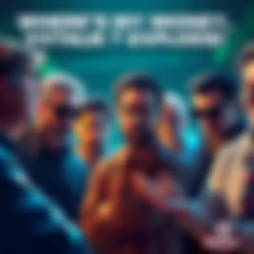 A group of worried investors discussing their lost funds and questioning Vitalik's role in the situation.