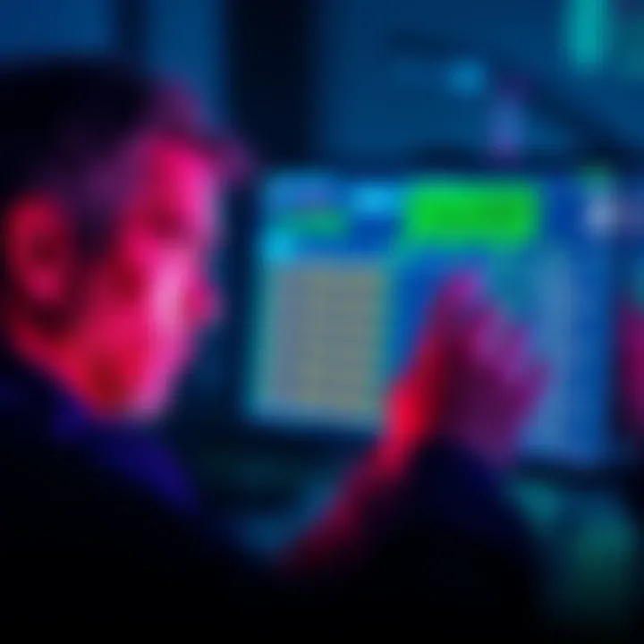 A person looking at a computer screen showing FakeUSDT transactions on the Solana network with a worried expression.