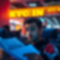 A user looking worried while reviewing KYC application documents for resubmission.