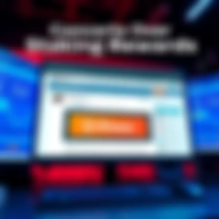 A computer screen showing a forum discussing staking rewards issues after TheShire update