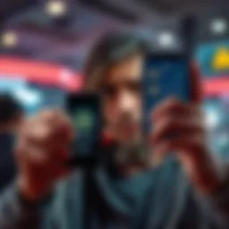 A person looking confused while holding a smartphone showing an unknown token instead of Solana on their crypto wallet