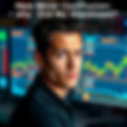 A person looking puzzled at a computer screen displaying mining statistics for Monero with a graphical representation of shares