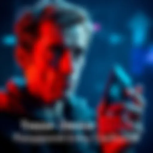 Person looks puzzled while holding a Trezor device, displaying a prompt for a passphrase