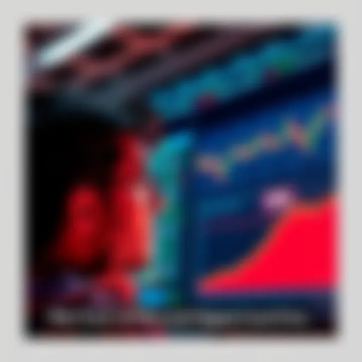 Individual looking at investment charts with a thoughtful expression